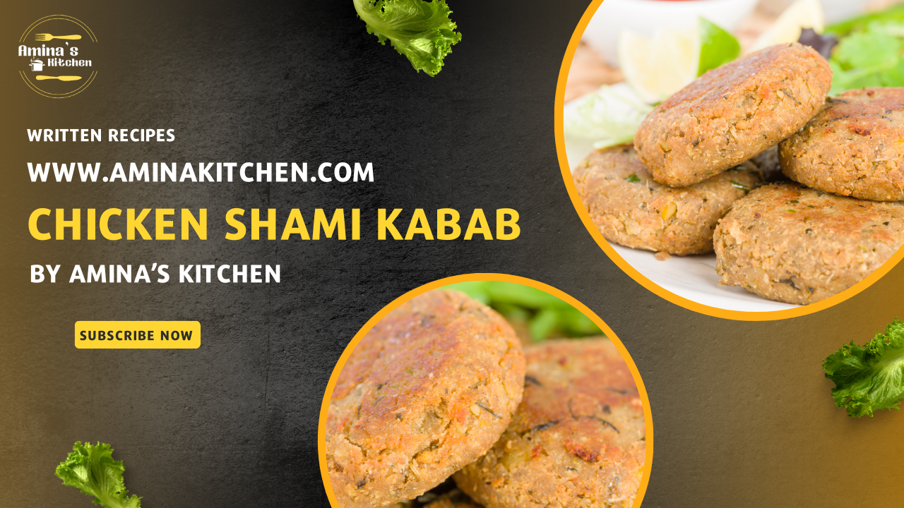 HOMEMADE CHICKEN SHAMI KABAB RECIPES BY AMINA'S KITCHEN