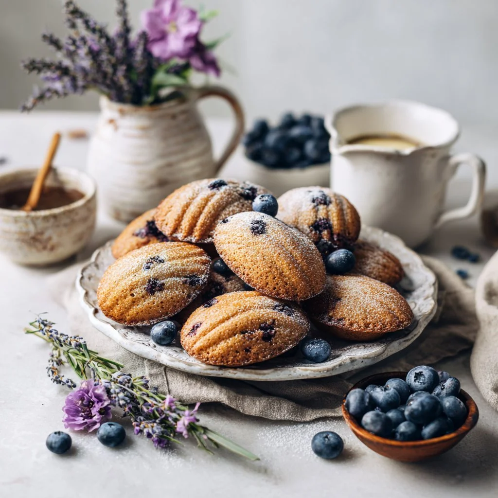 Blueberry Lavender Vegan Madeleines: An Incredible 7-Step Recipe