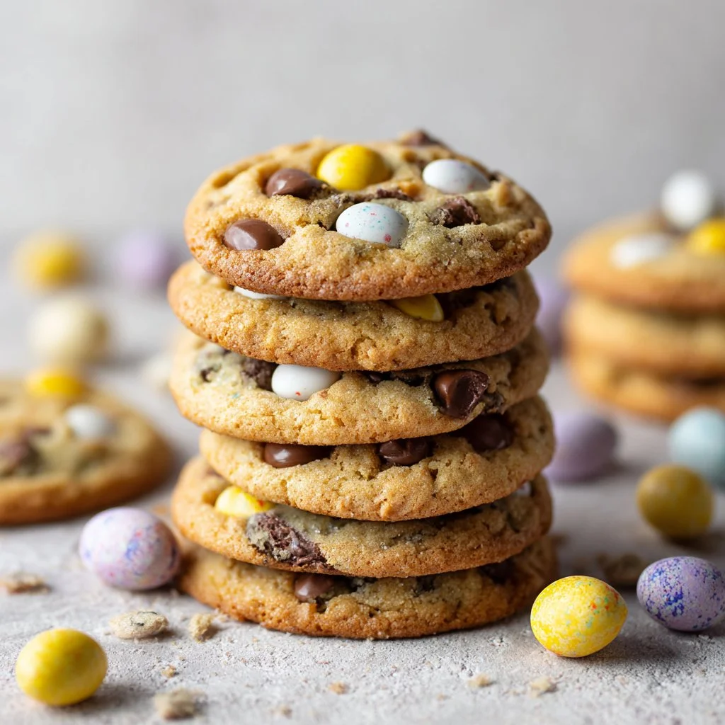 Cadbury Mini Egg Chocolate Chip Cookies
