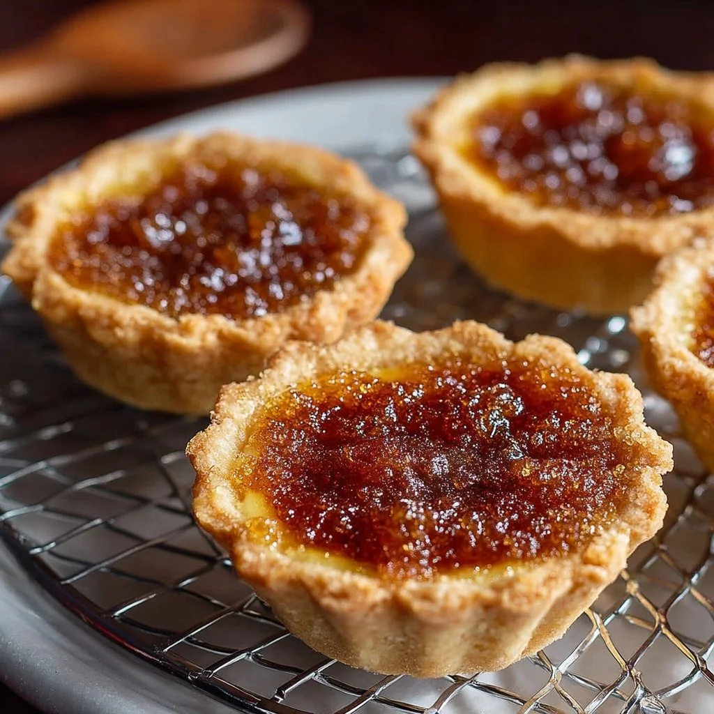 Delicious Canadian maple butter tarts fresh out of the oven