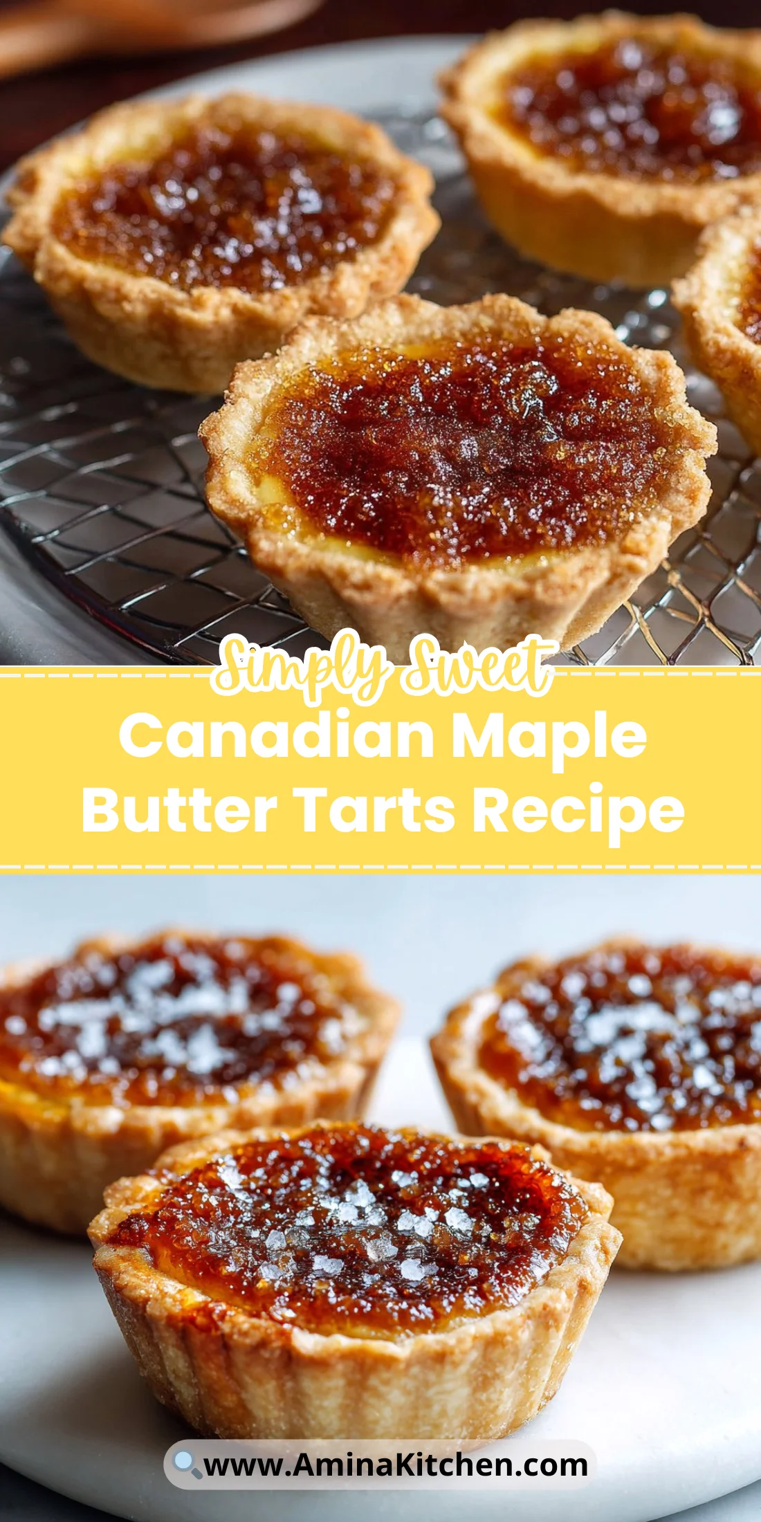 Canadian Maple Butter Tarts Recipe