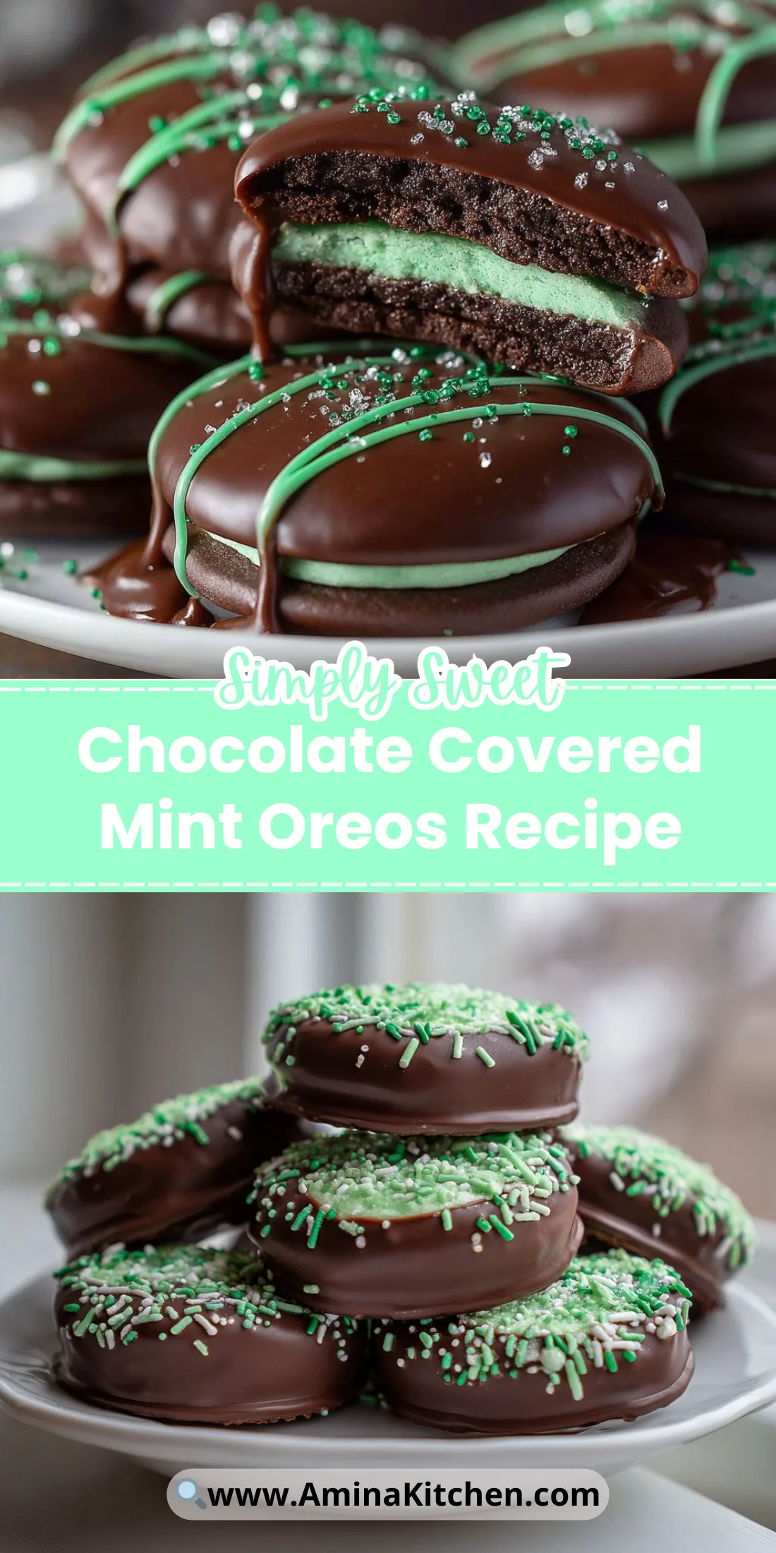 Chocolate Covered Mint Oreos Recipe