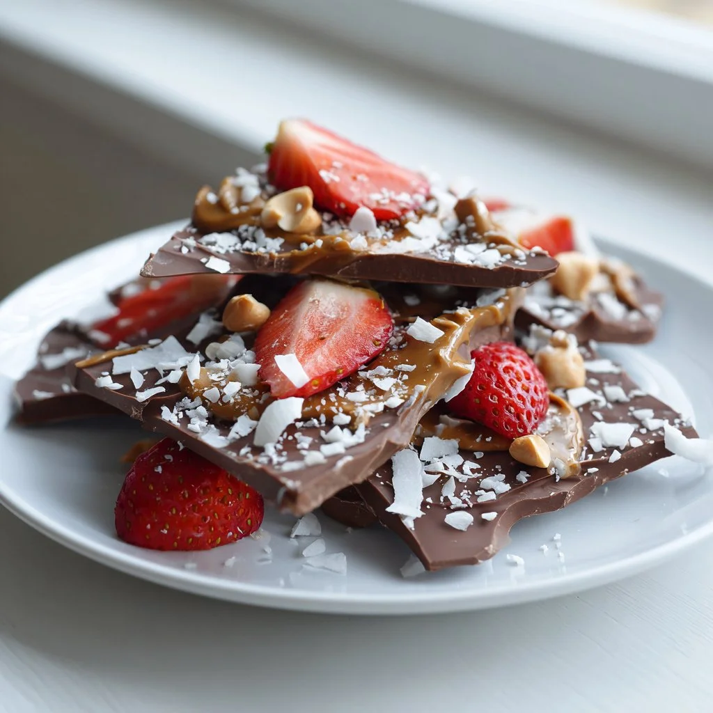 Chocolate Yogurt Bark (Healthy Frozen Treat)