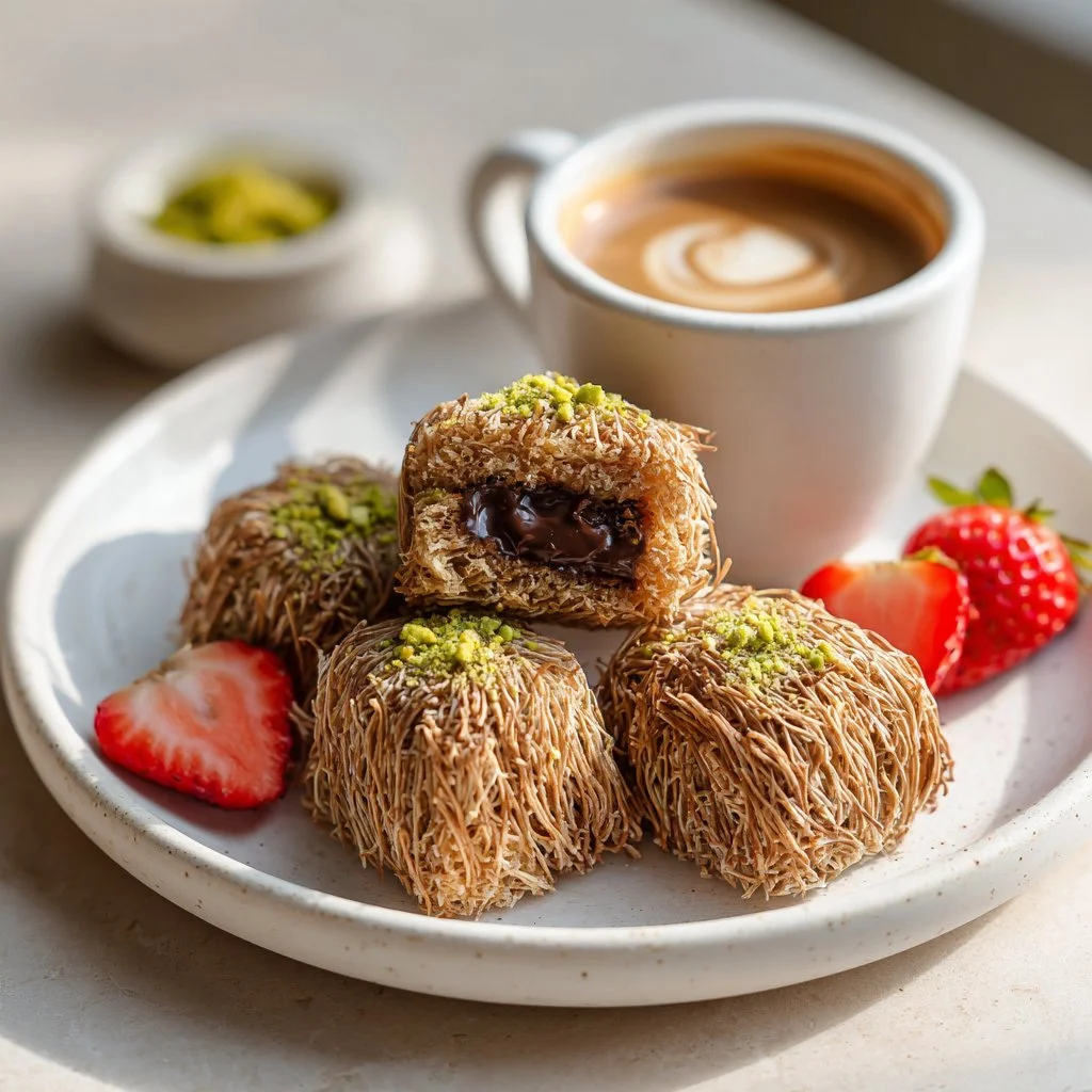 Dubai Chocolate Kataifi Cookies Recipe