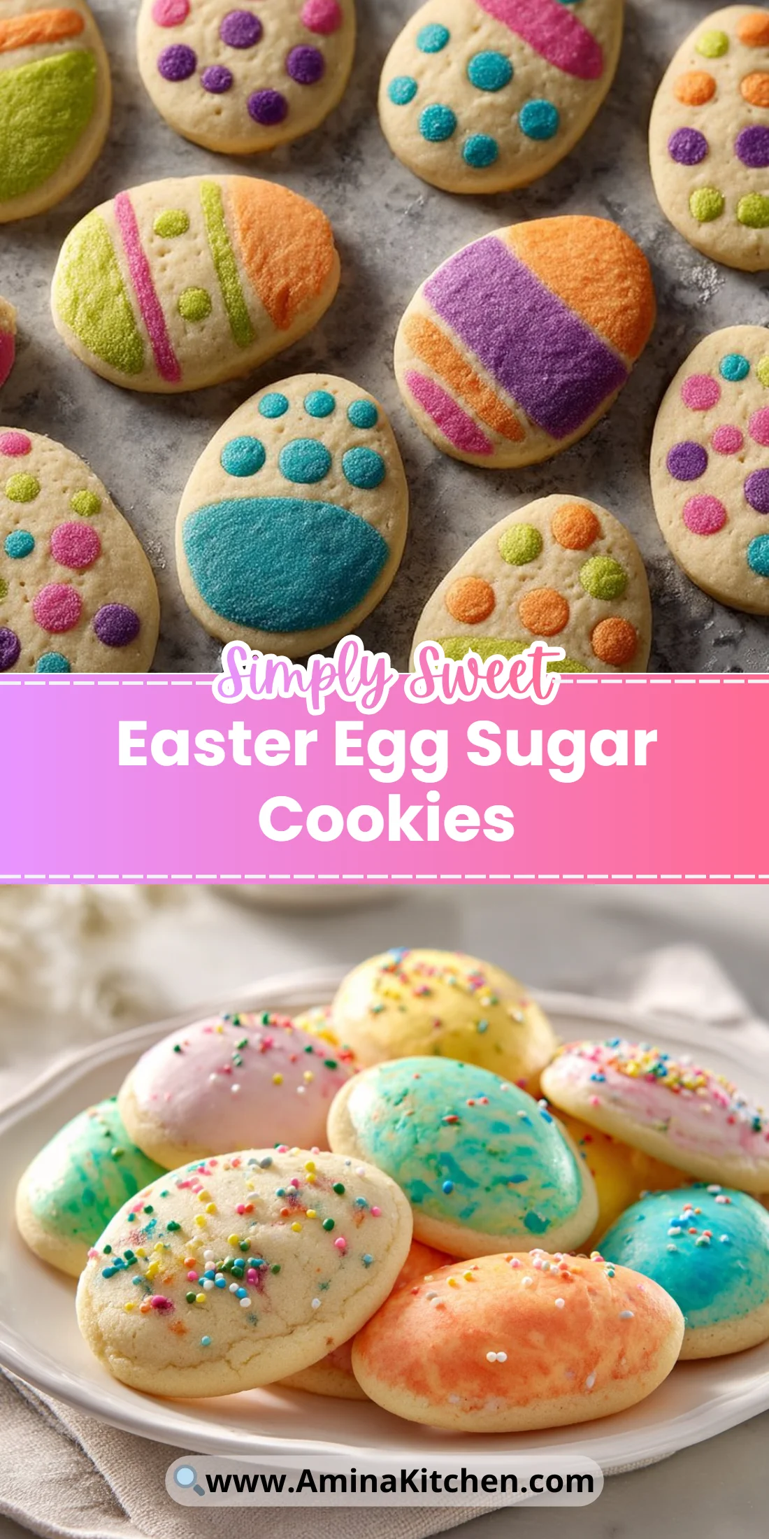 Easter Egg Sugar Cookies