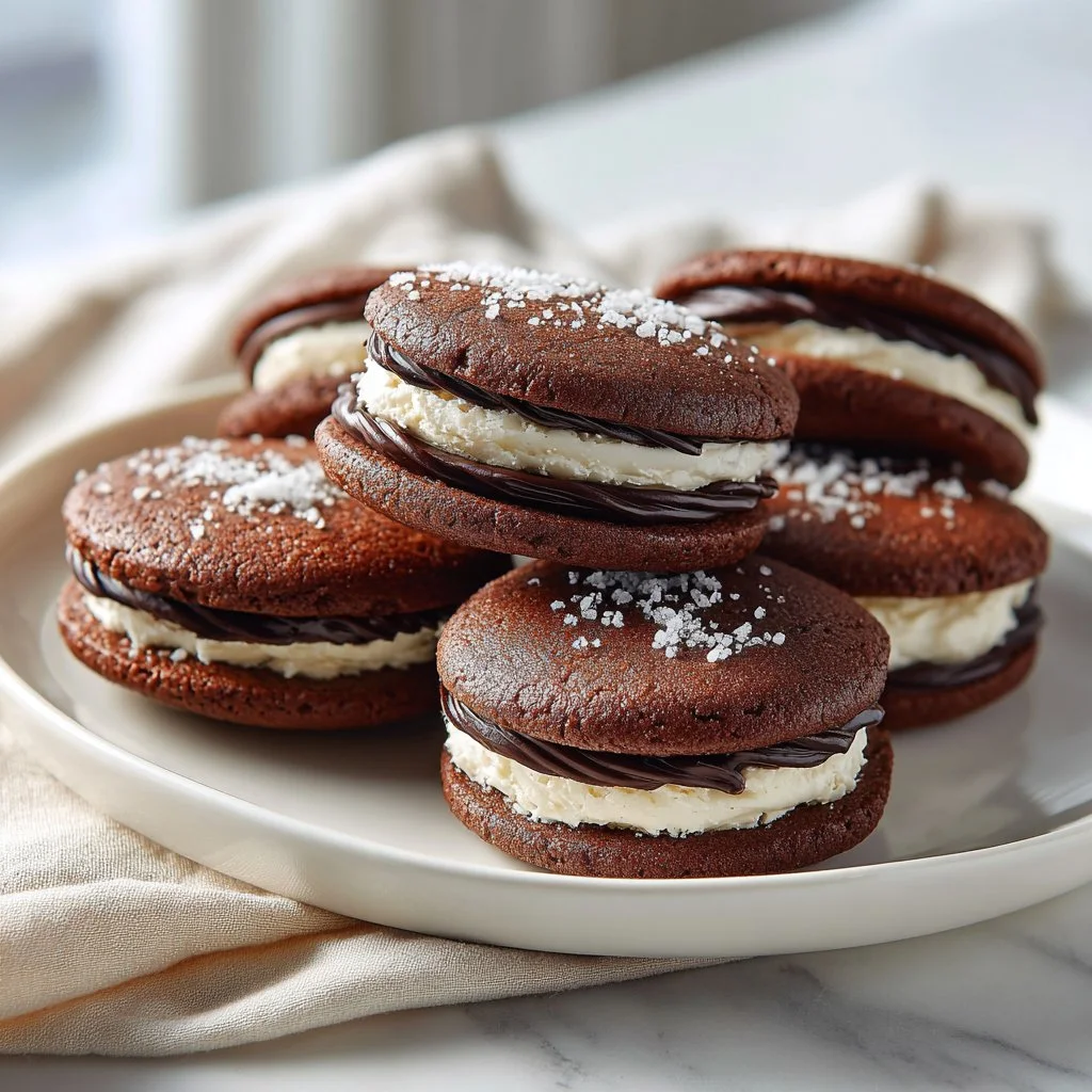 Father's Day Chocolate Sandwich Cookies