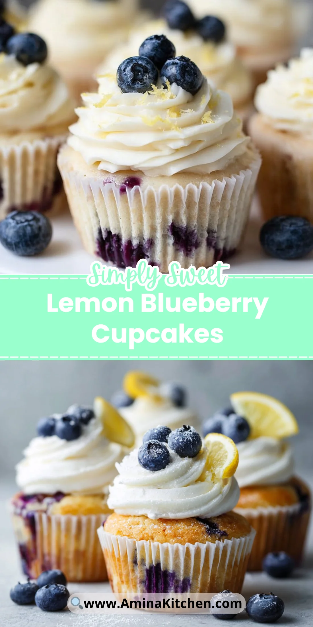 Lemon Blueberry Cupcakes