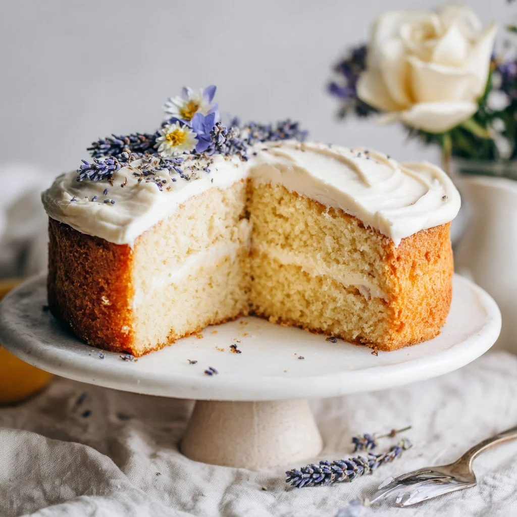 Lemon Lavender Dream Cake