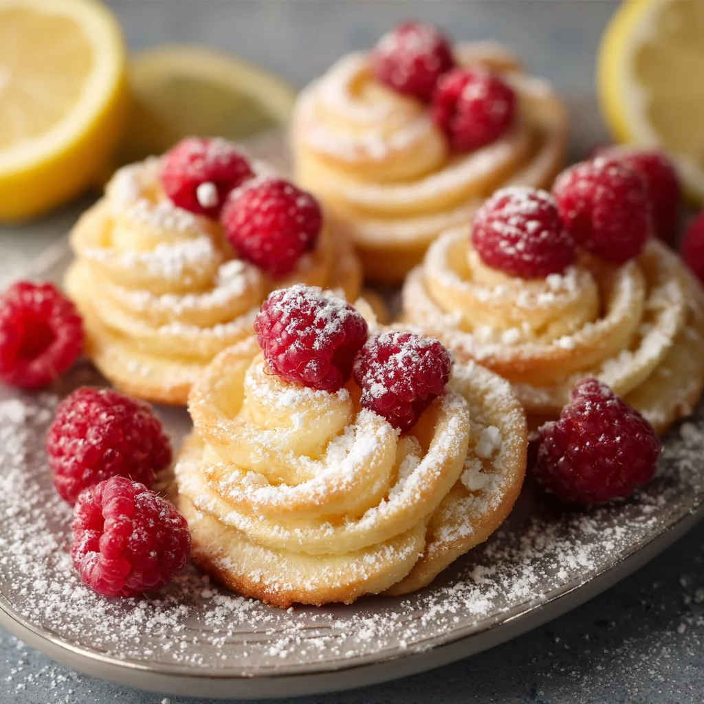 Lemon Whirligigs with Raspberries: A Sweet Twist!