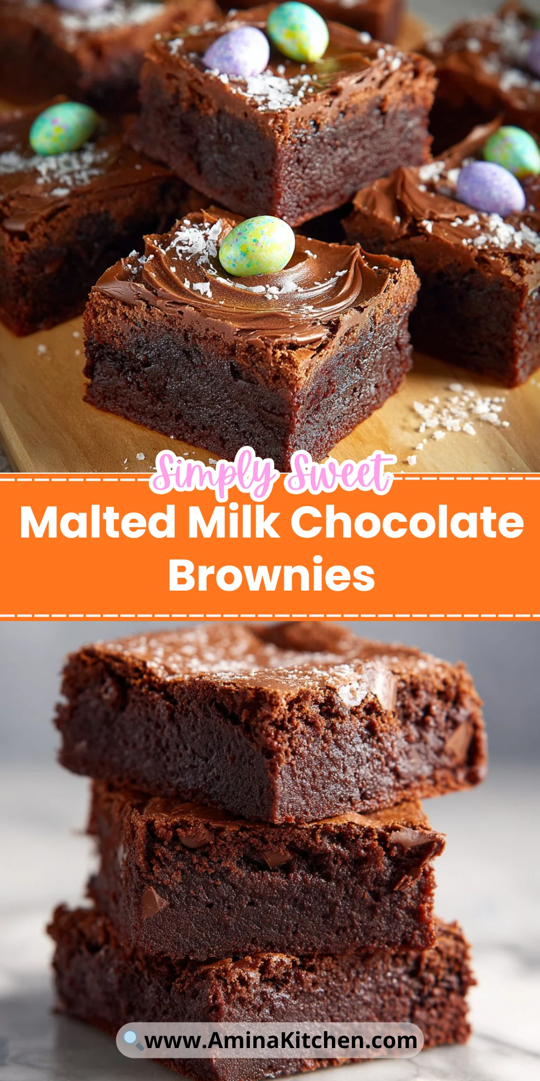 Malted Milk Chocolate Brownies
