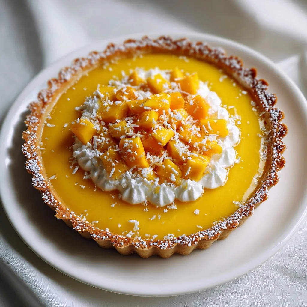 Mango Curd Tart