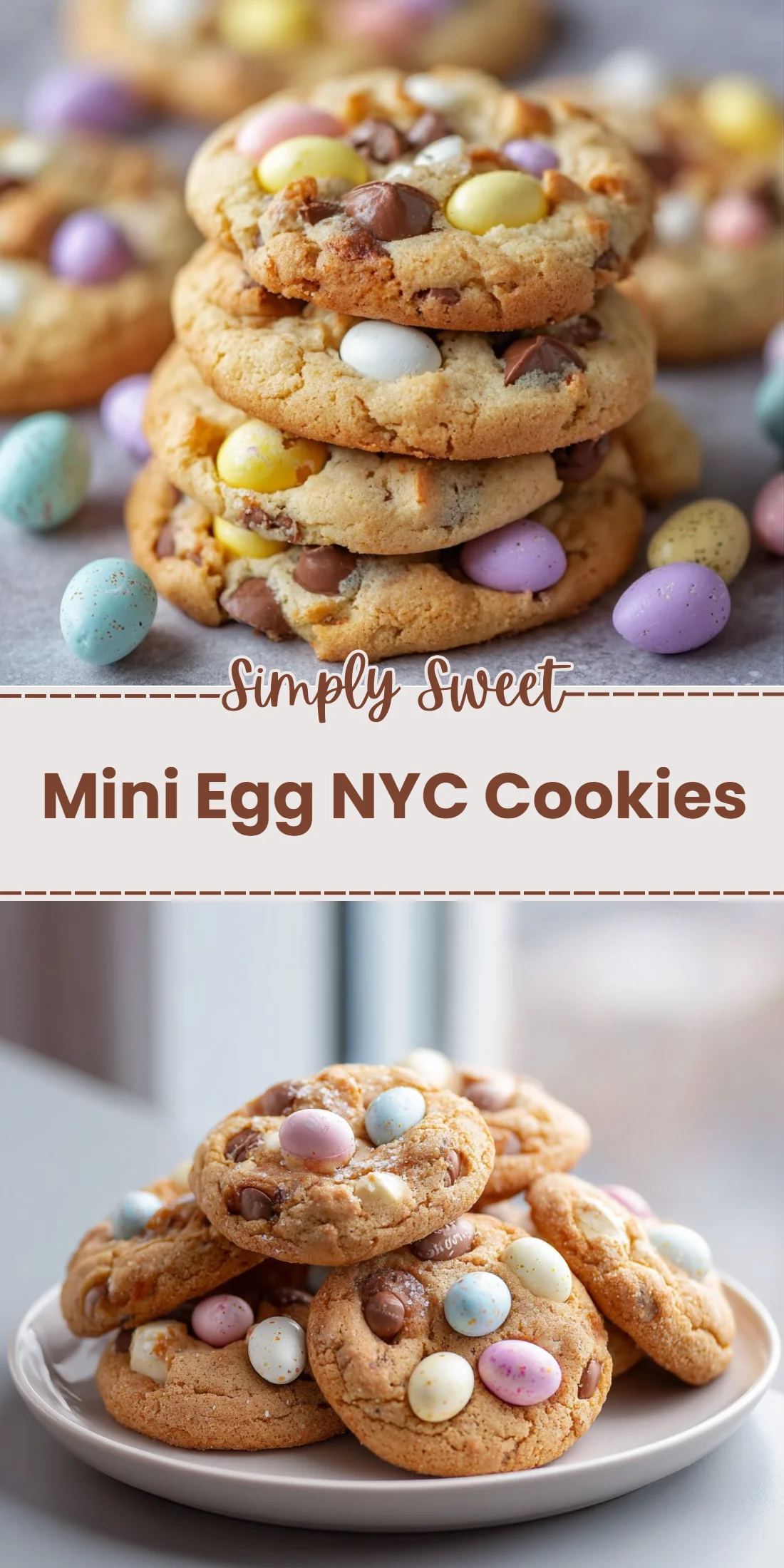 Mini Egg NYC Cookies