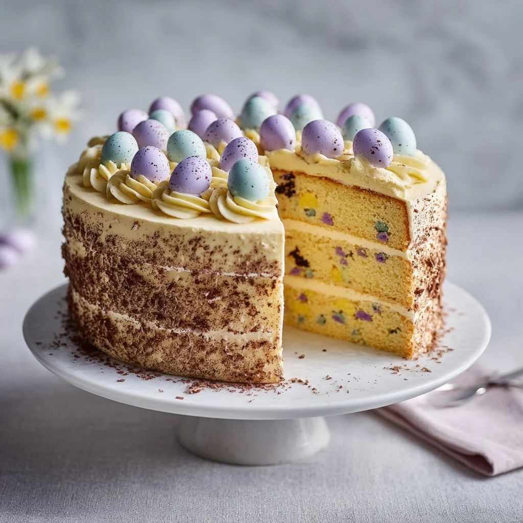 Mini Egg Speckled Cake