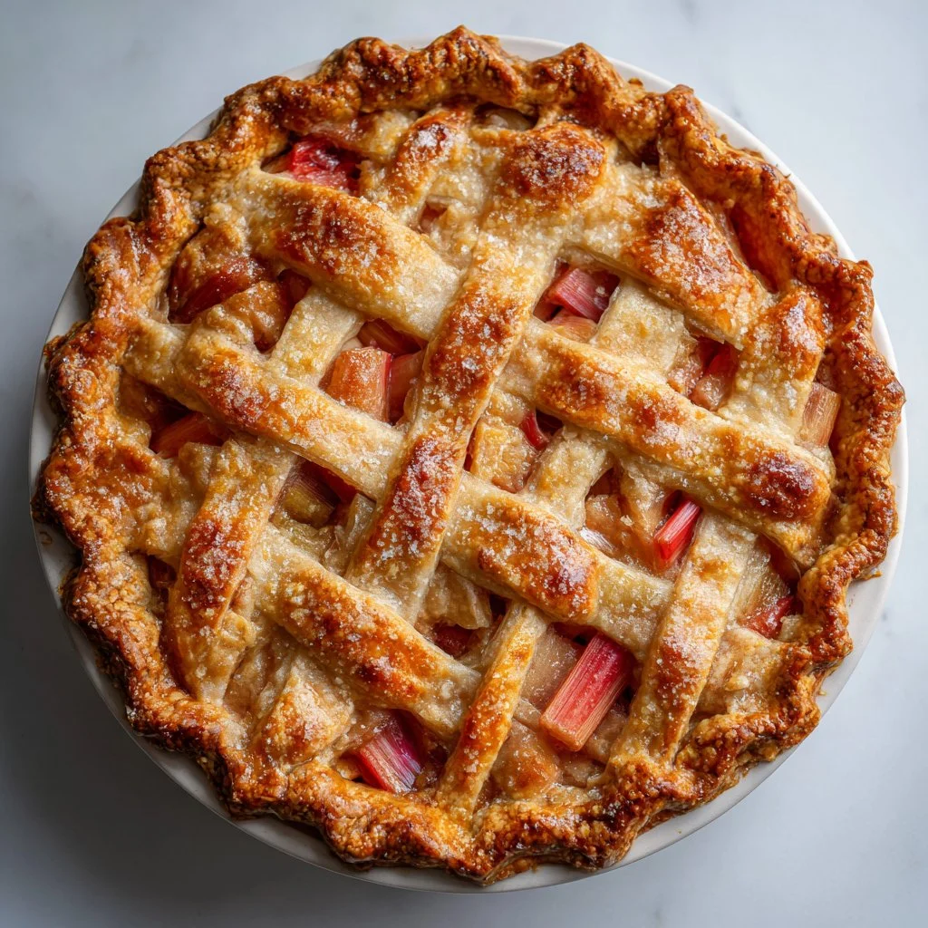 Orange Rhubarb Pie