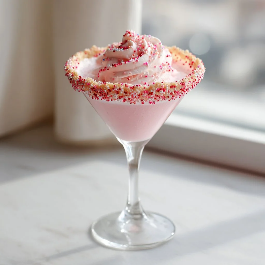 Pink Sugar Cookie Martini