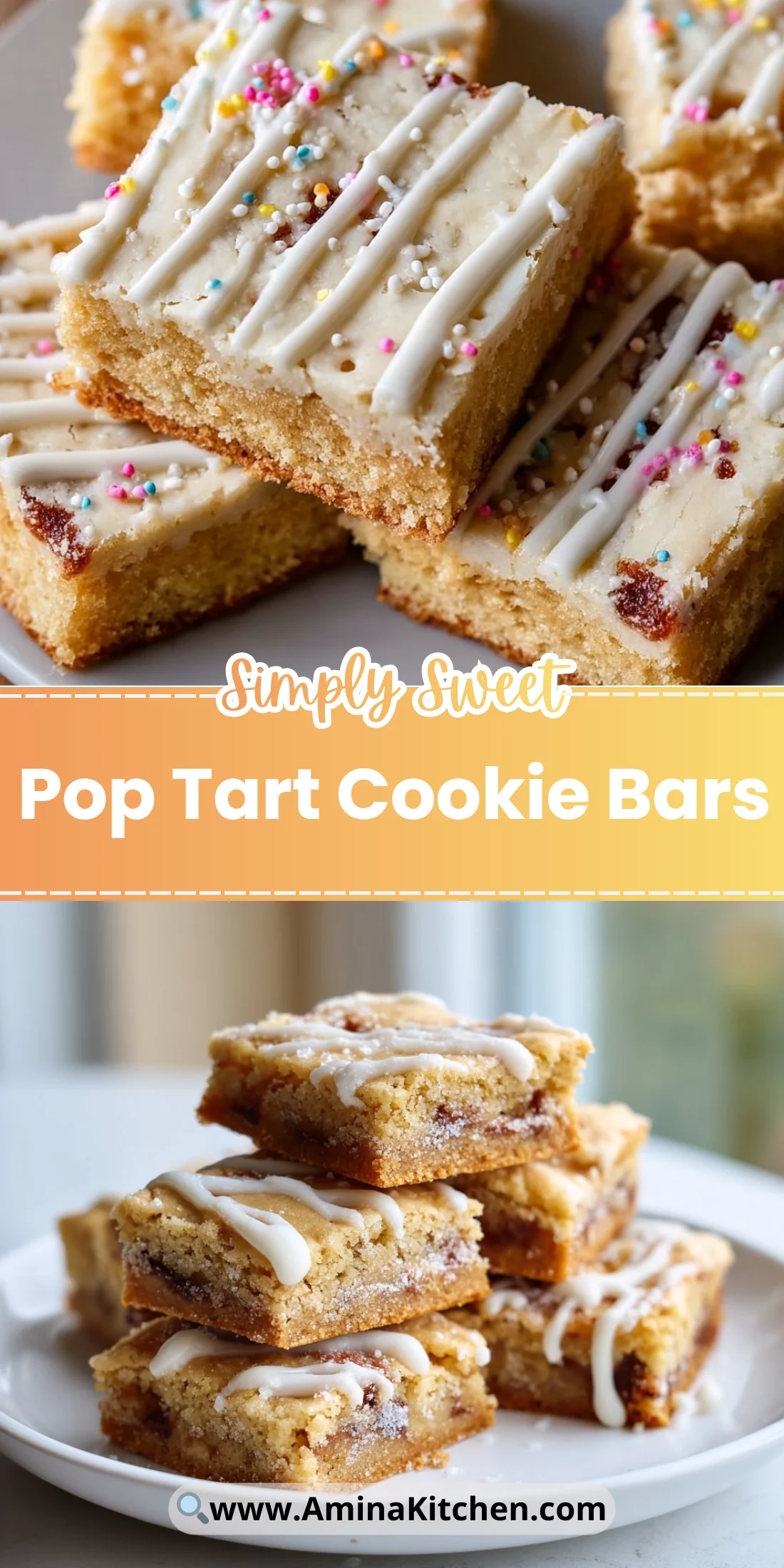 Pop Tart Cookie Bars