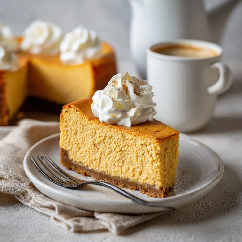 Pumpkin Basque Cheesecake