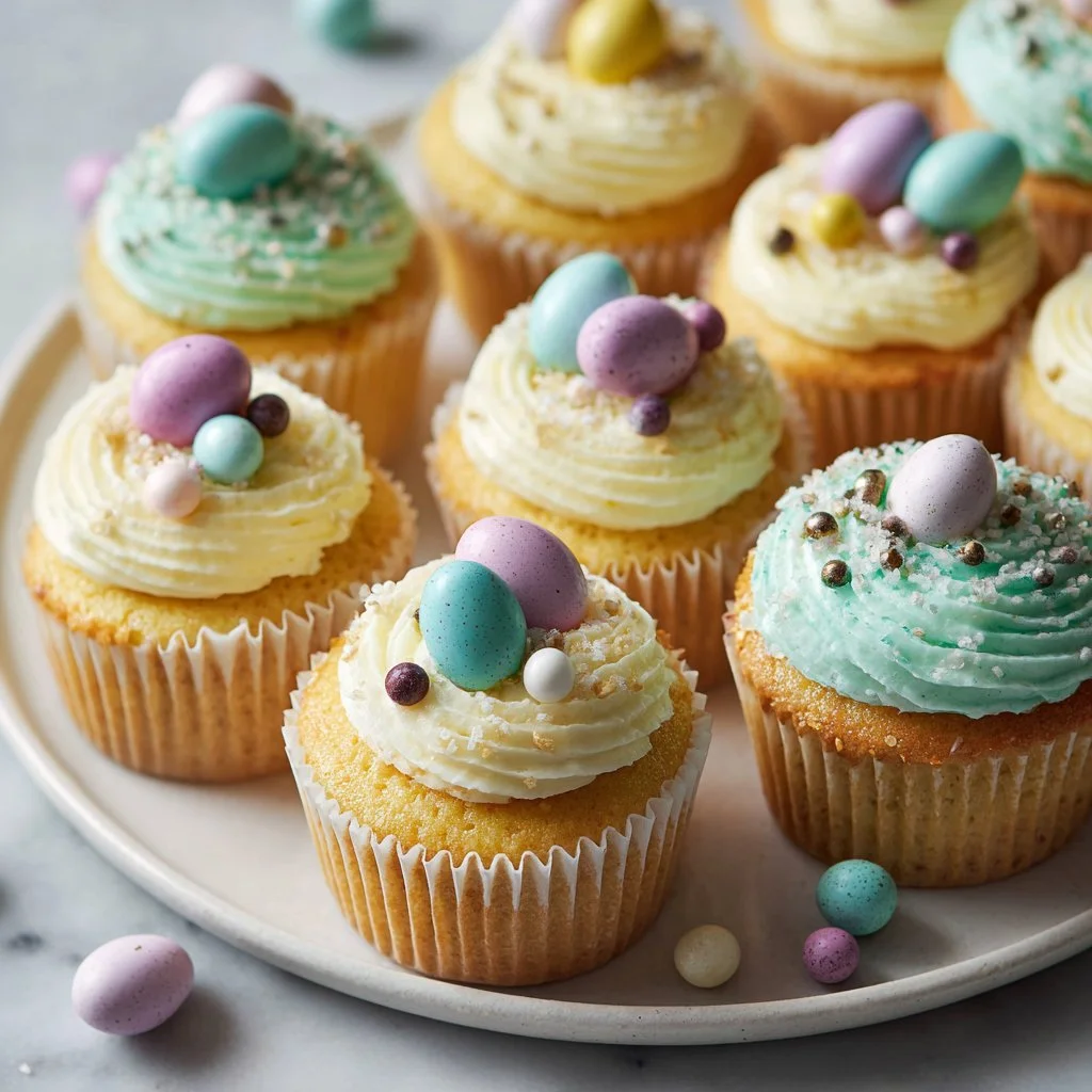 Robin's Egg Easter Cupcakes
