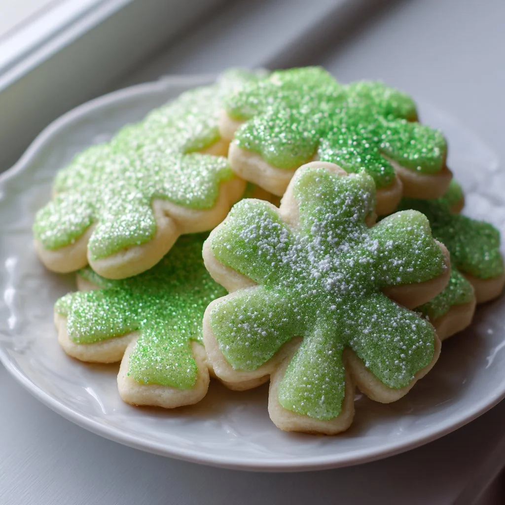 Shamrock Sugar Cookies