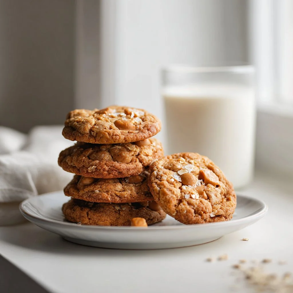 Soft and Chewy Butterscotch Oatmeal Cookies