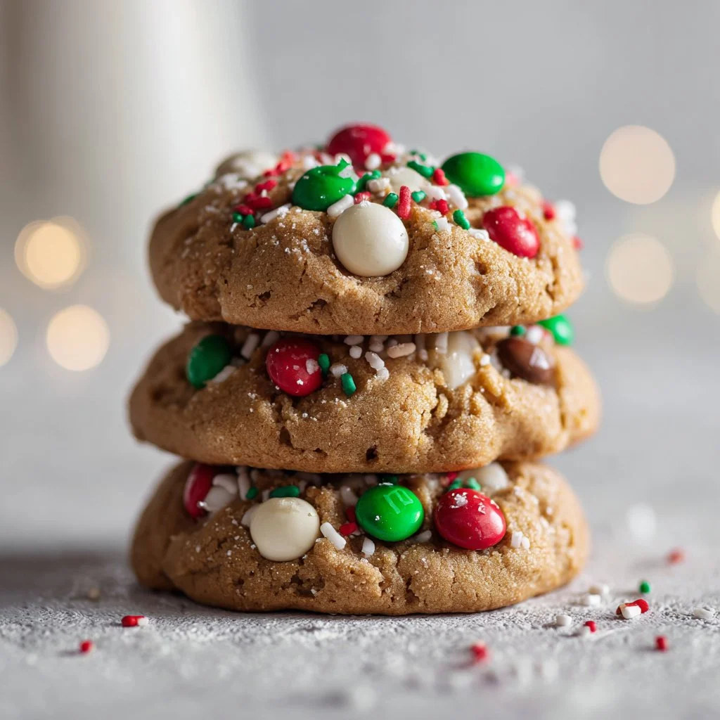 Soft Christmas Pudding Cookies