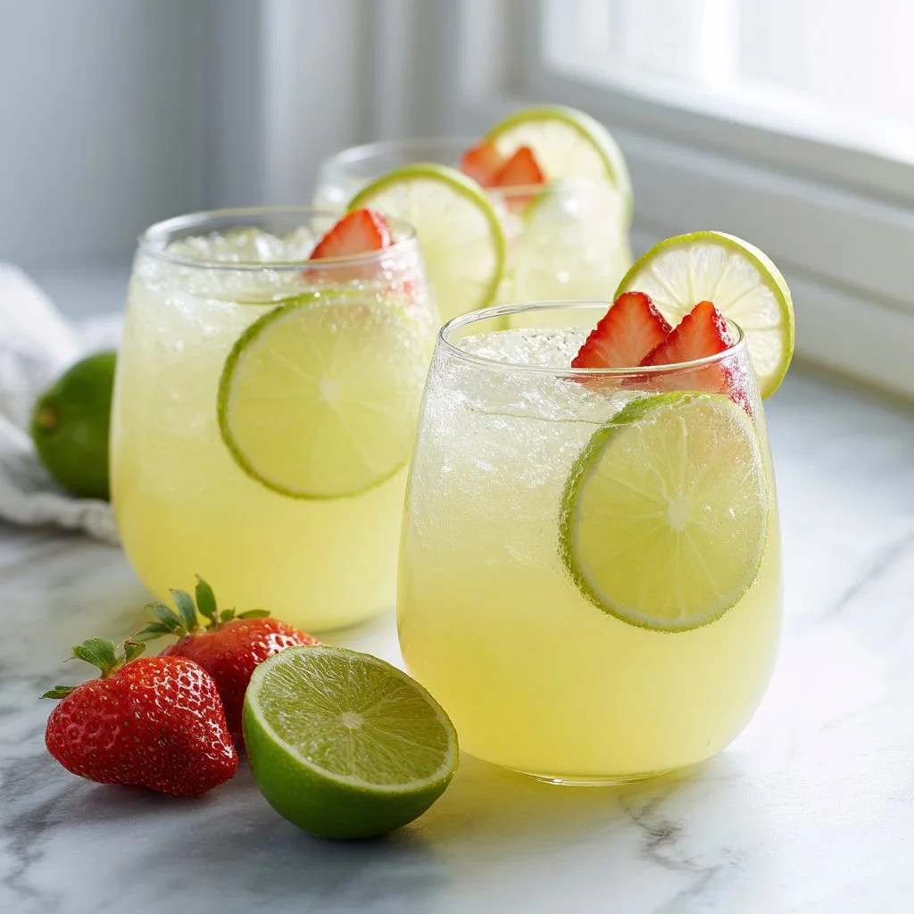 Sparkling Pineapple Limeade Punch
