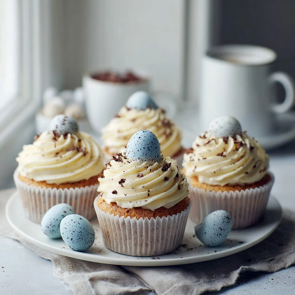 Speckled Egg Easter Cupcakes