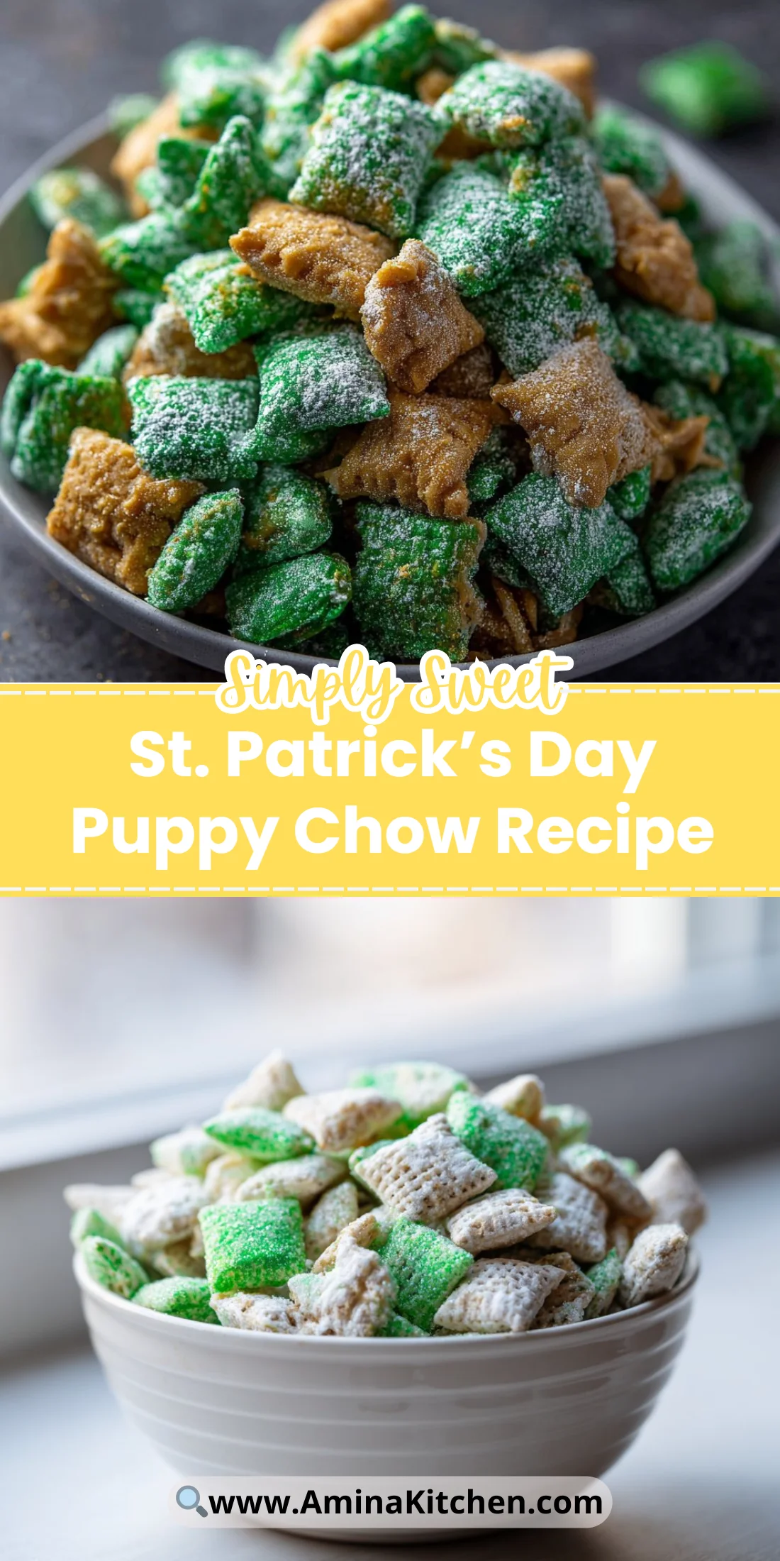 St. Patrick’s Day Puppy Chow Recipe