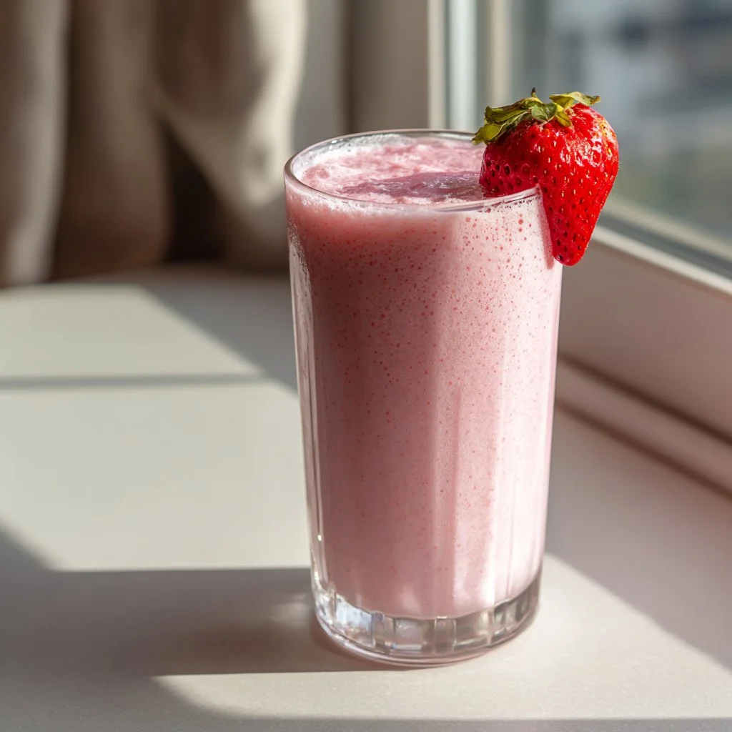 Strawberry Milkshake Smoothie