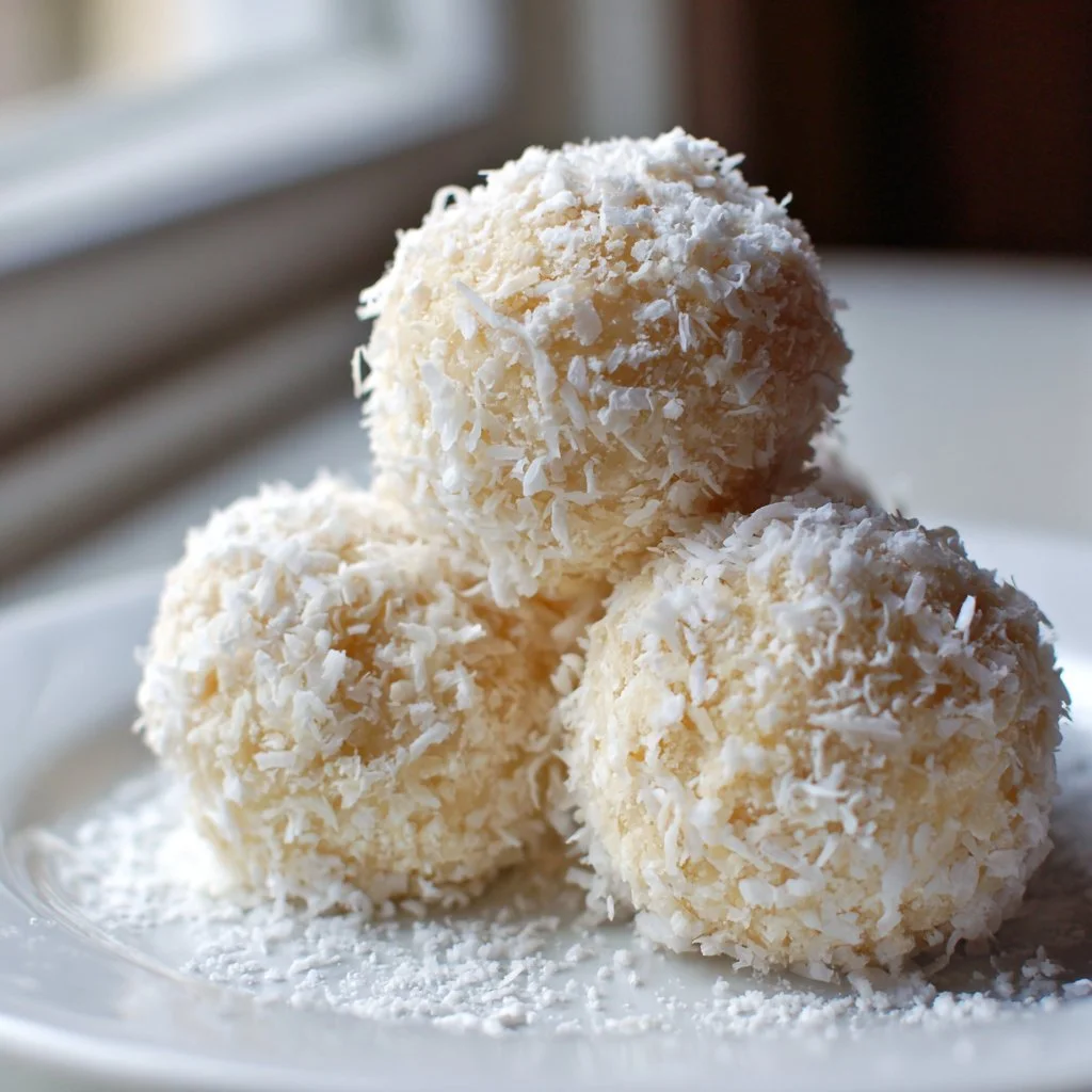 Sweetened Condensed Milk Snowballs