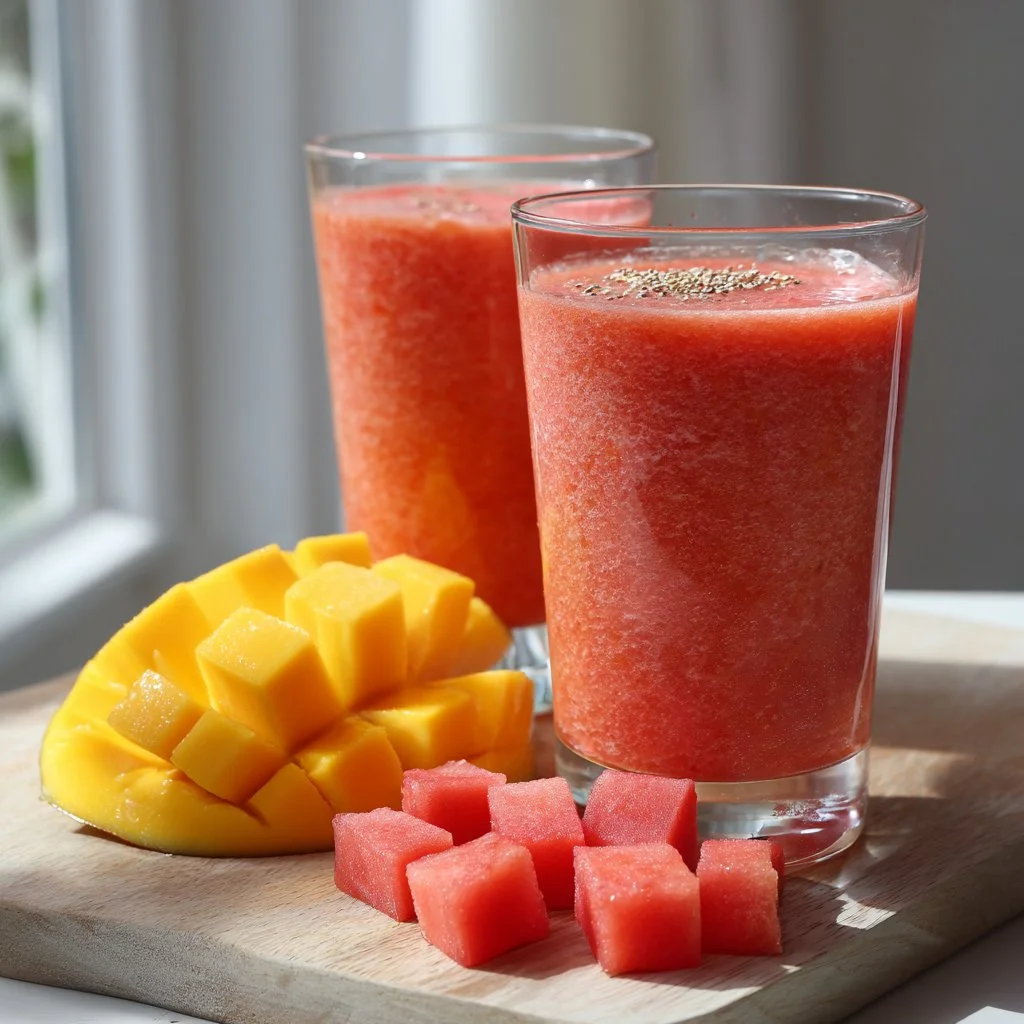 Watermelon Mango Smoothie