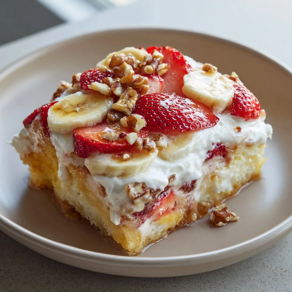 Banana Split Dump Cake