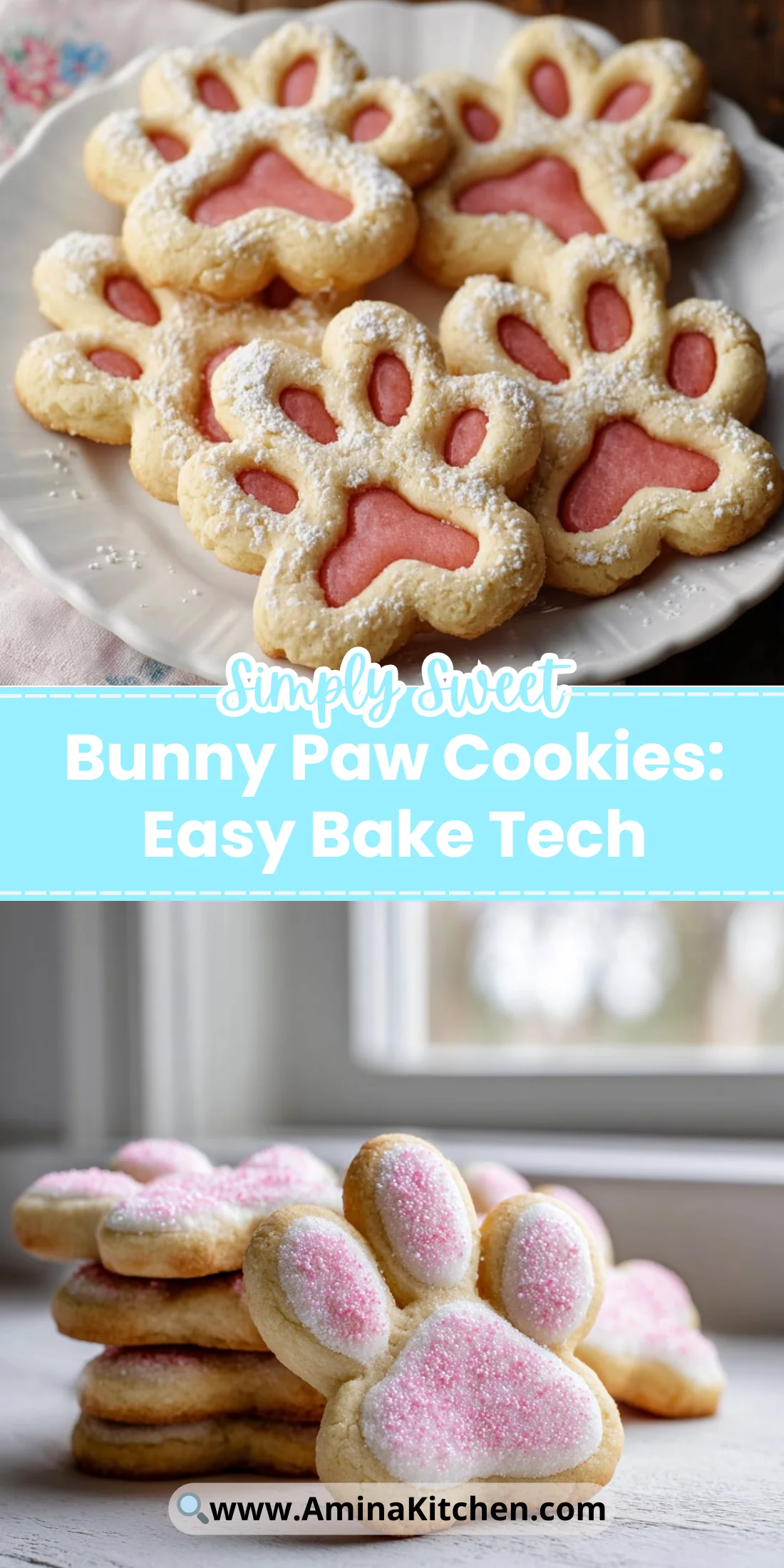Bunny Paw Cookies: Easy Bake Tech