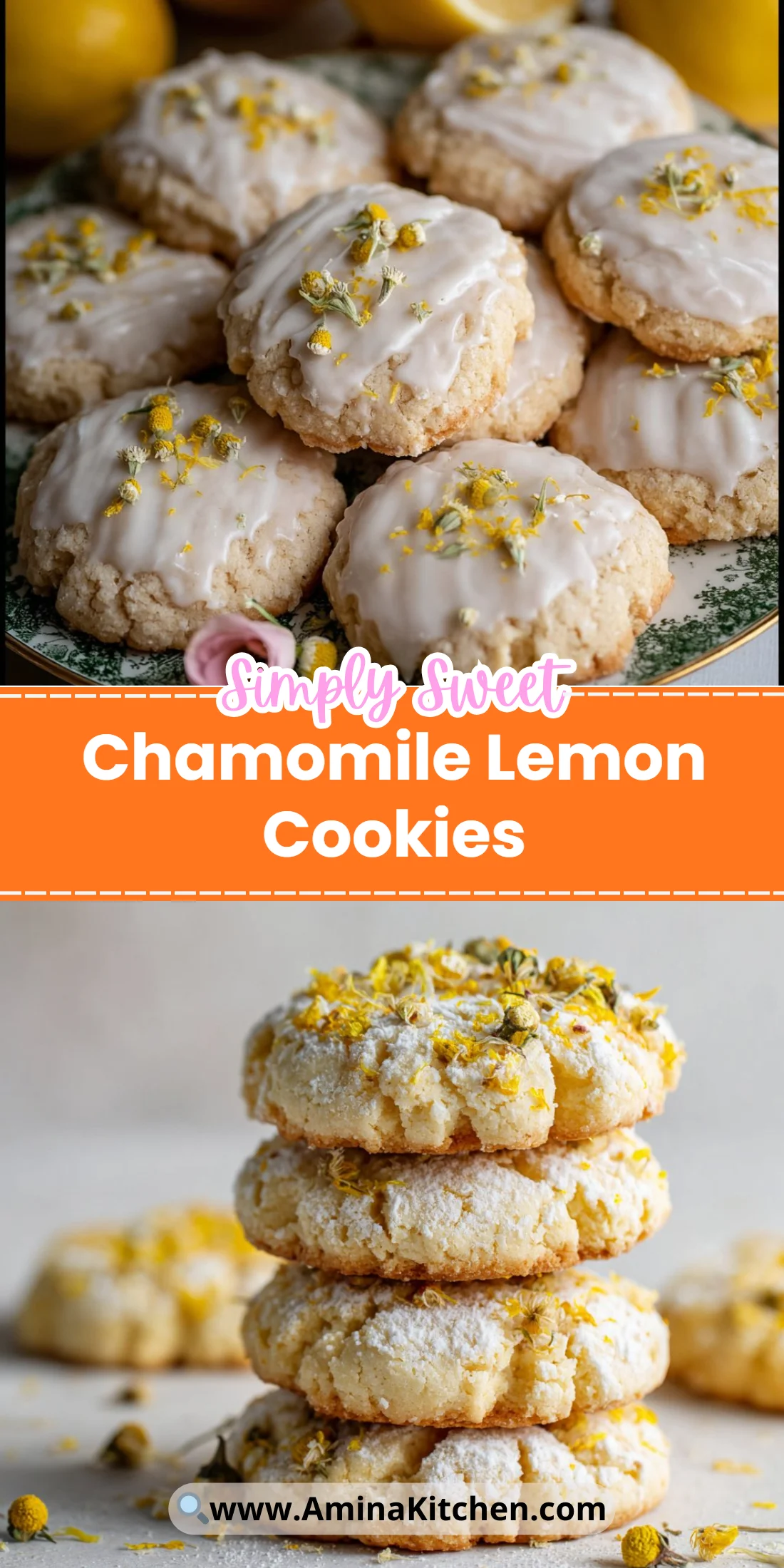 Chamomile Lemon Cookies