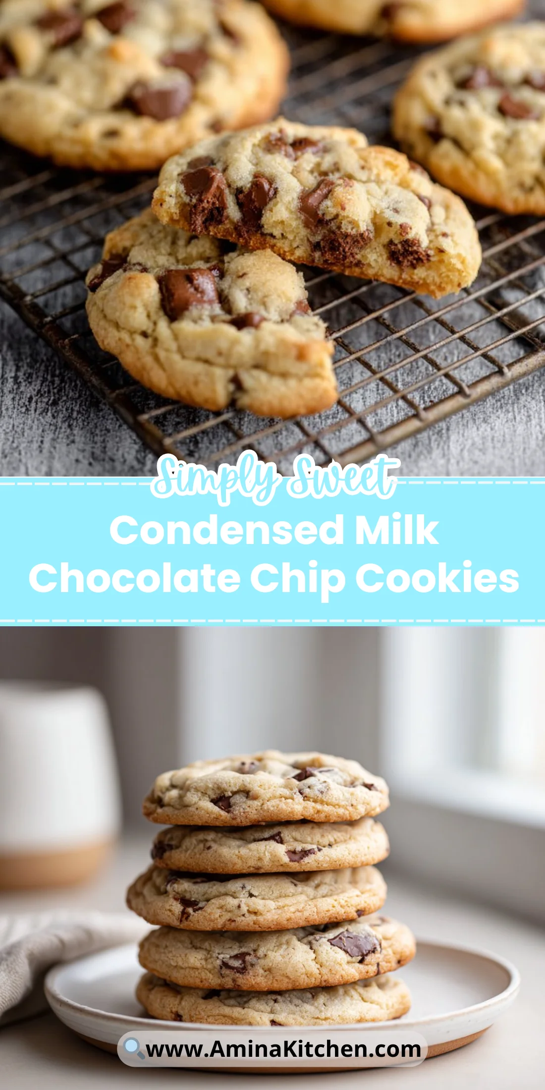 Condensed Milk Chocolate Chip Cookies