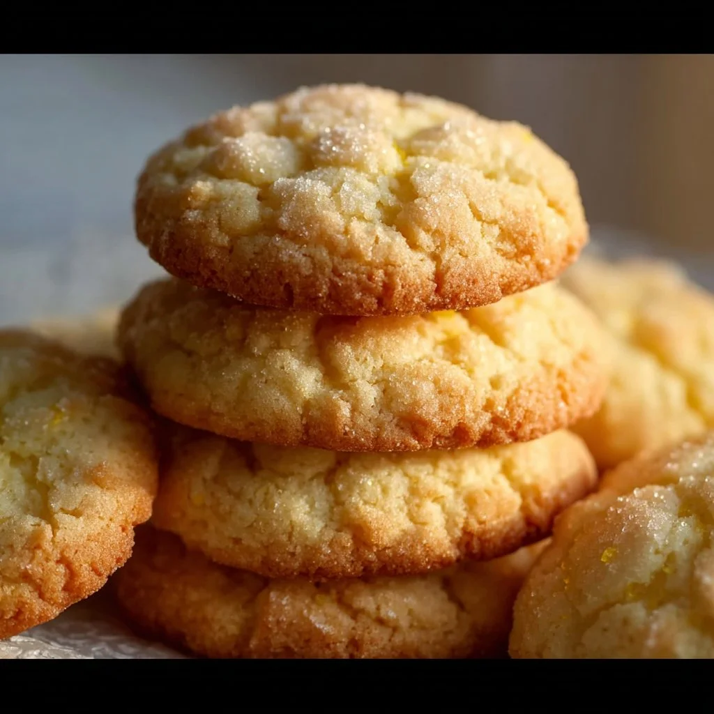 Delicious homemade condensed milk cookies on a plate.