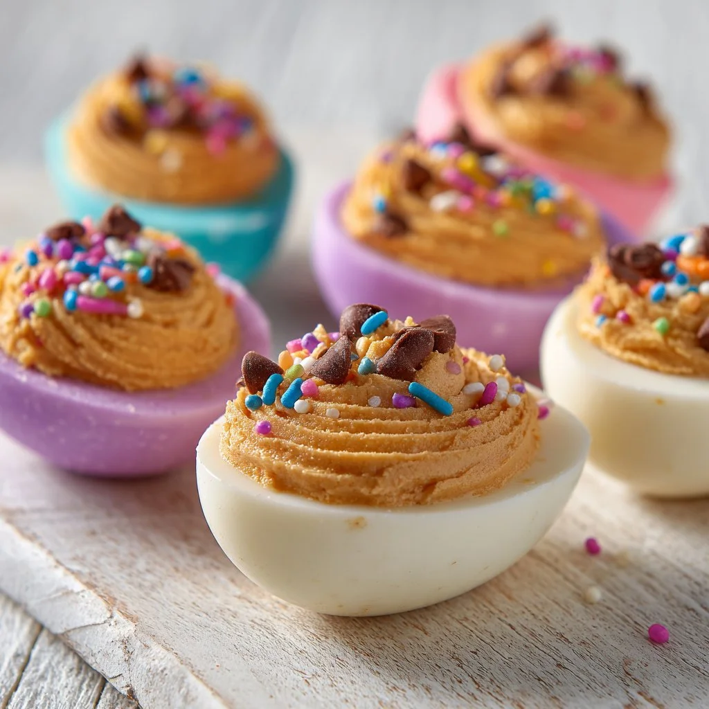 Cottage Cheese and Peanut Butter Easter Eggs