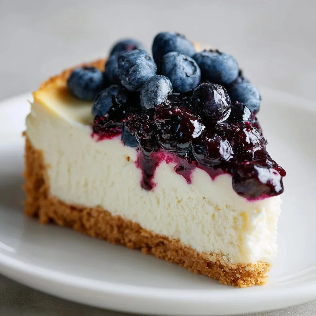 Creamy Blueberry Cheesecake