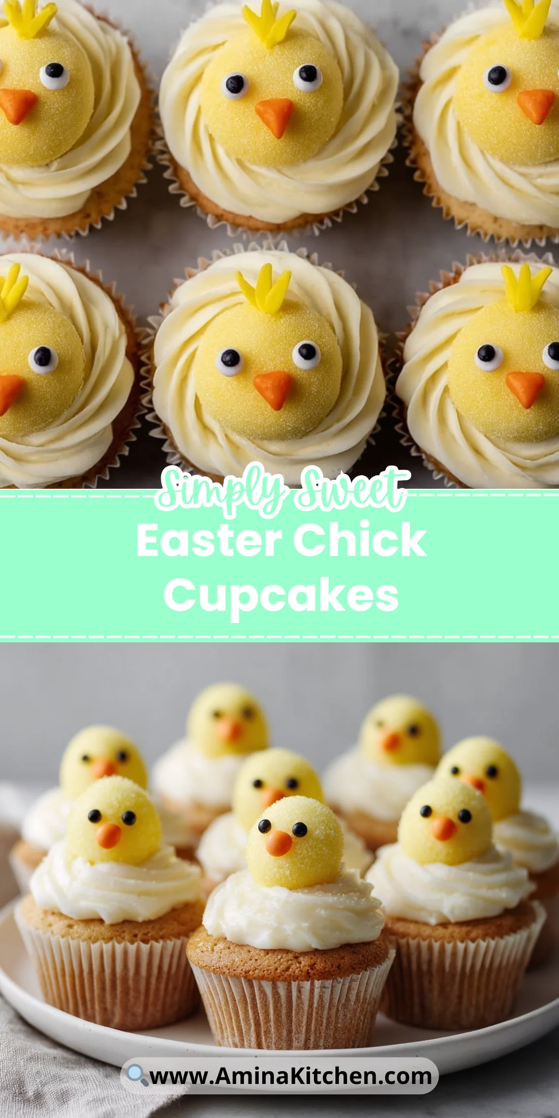 Easter Chick Cupcakes