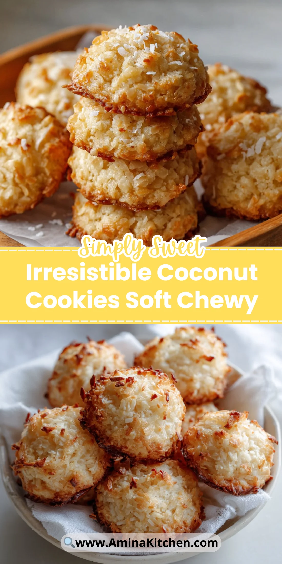 Irresistible Coconut Cookies Soft Chewy