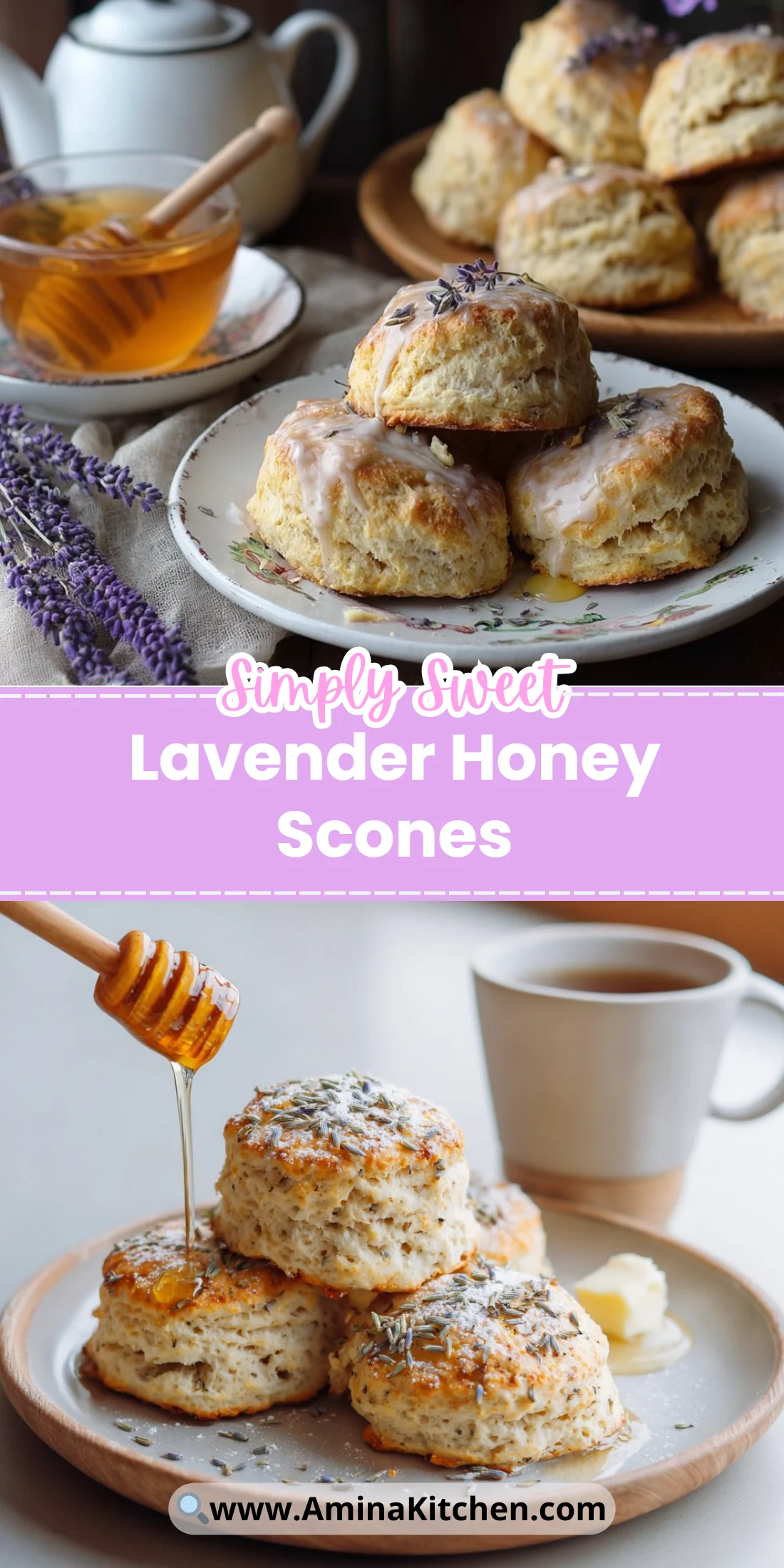 Lavender Honey Scones