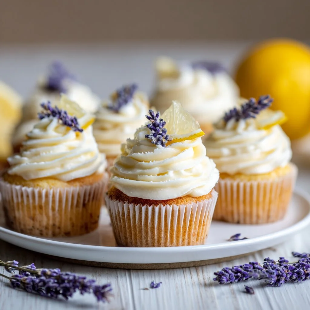Lemon Lavender Cupcakes