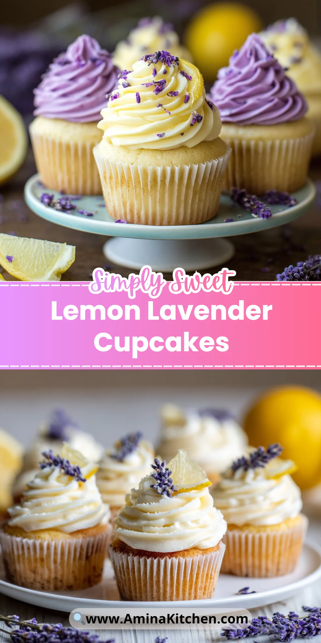Lemon Lavender Cupcakes
