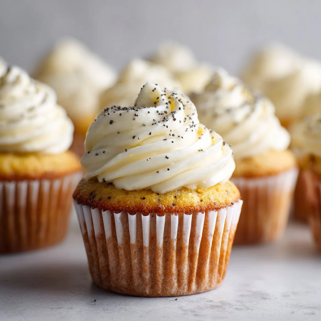 Lemon Poppy Seed Cupcakes