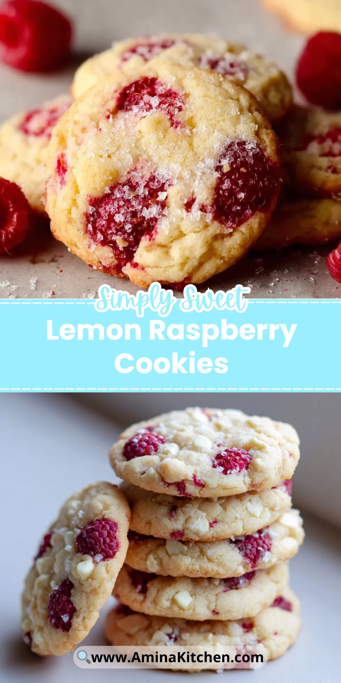 Lemon Raspberry Cookies