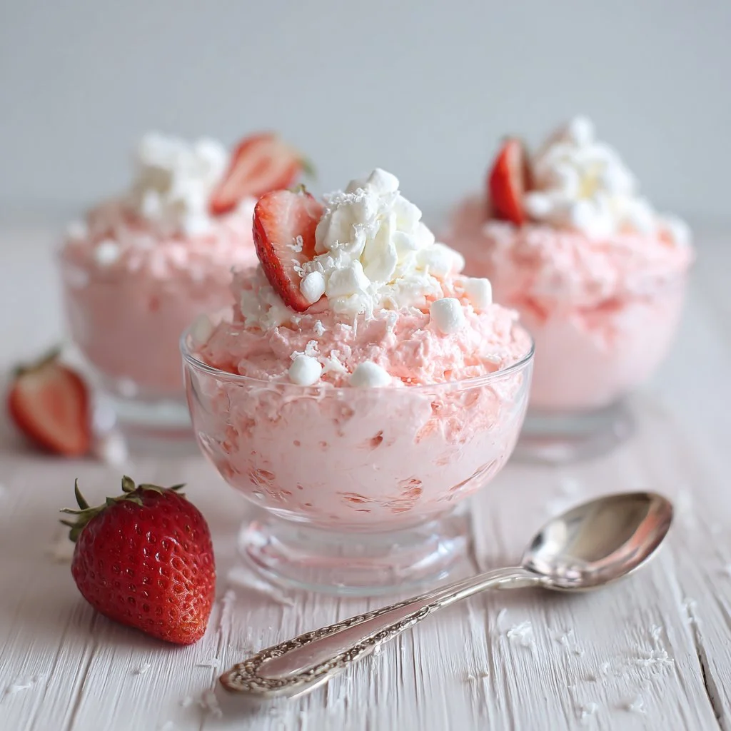 Light and Creamy Pink Fluff Recipe