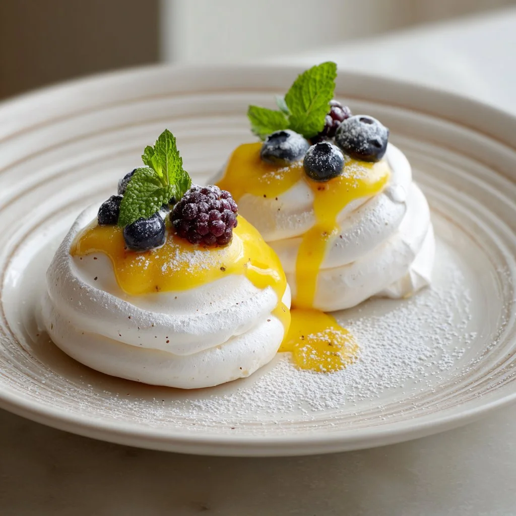 Meringues with Citrus Curd