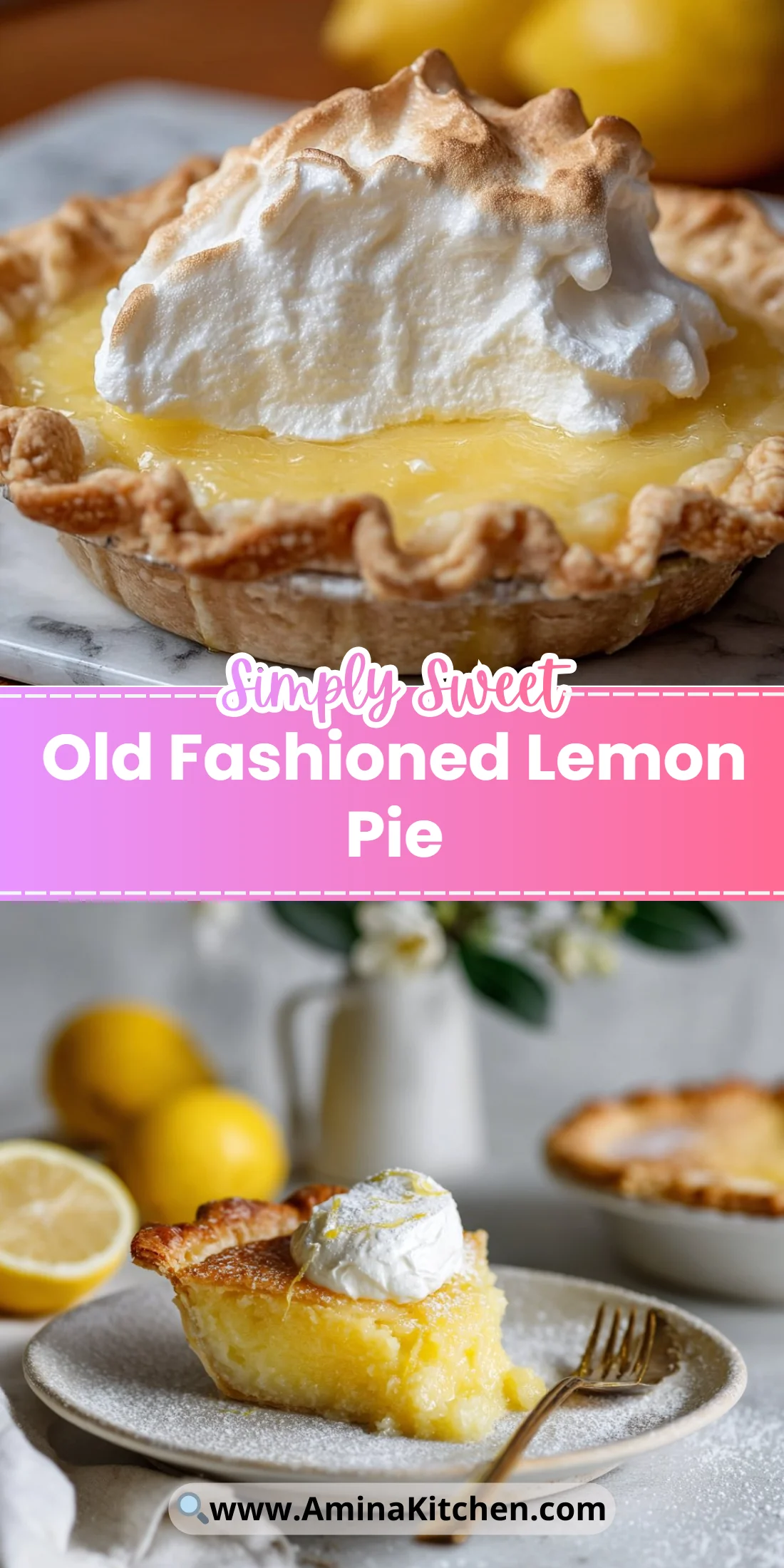 Old Fashioned Lemon Pie