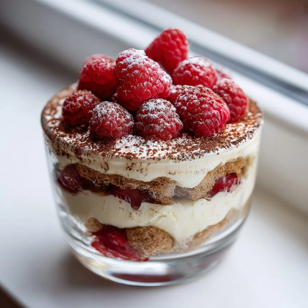 Raspberry Tiramisu