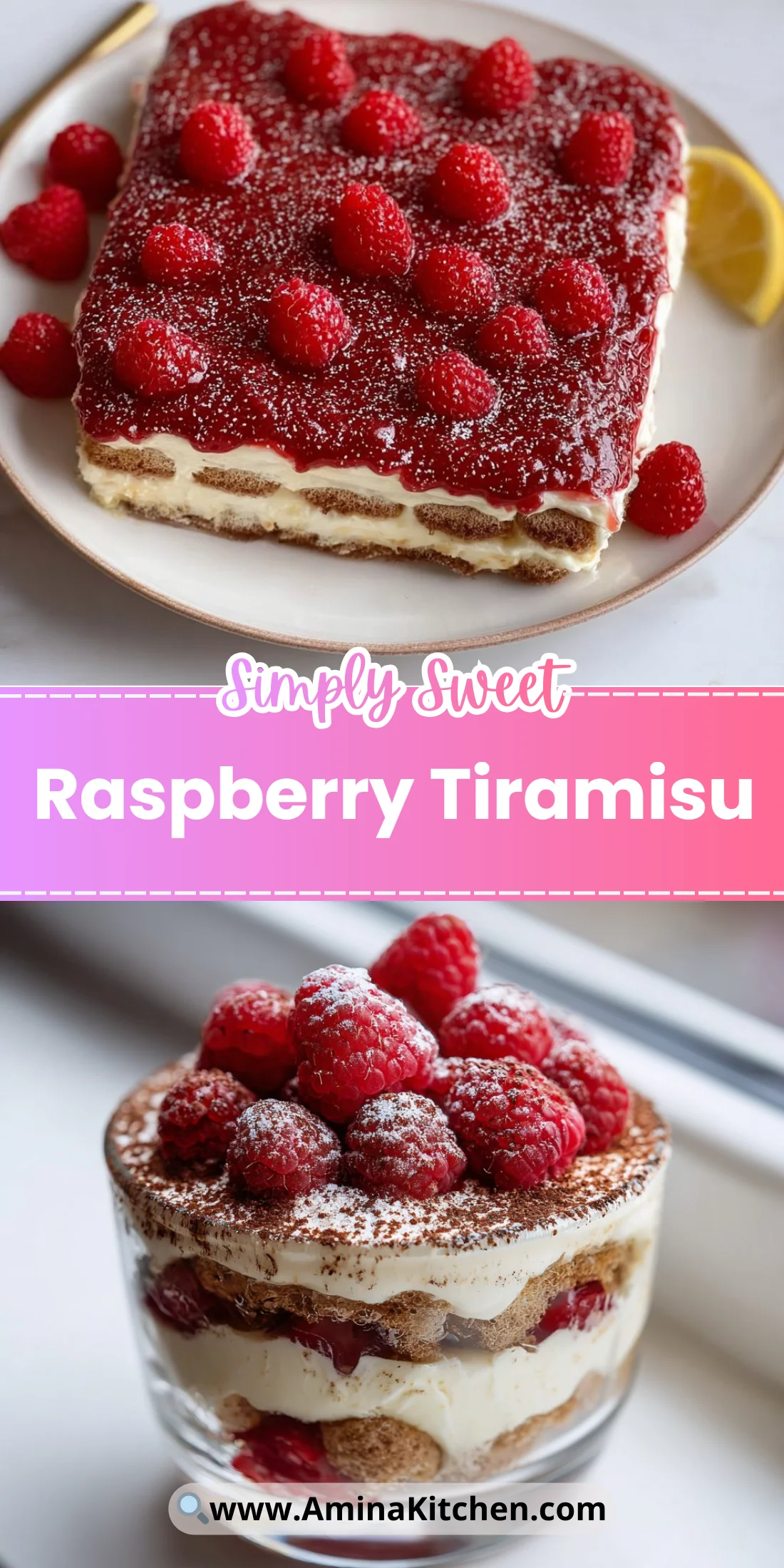 Raspberry Tiramisu